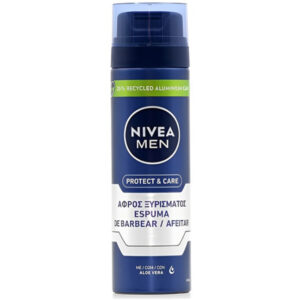 NIVEA FOR MEN ESPUMA AFEITAR ALOE VERA 200 ML. C/12 UDS
