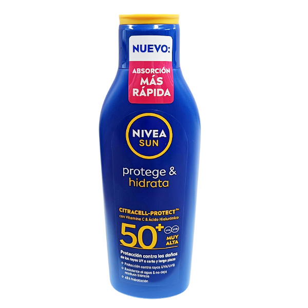 NIVEA BRONC.LECHE F- 50+ - 200 ML.C/ 12UDS