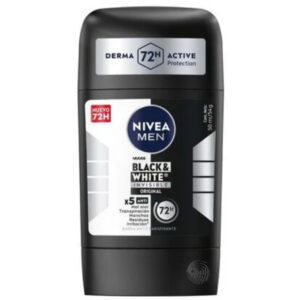 NIVEA DEO STICK MEN INVISIBLE BLACK&WHITE 50 ML. C/15 UDS