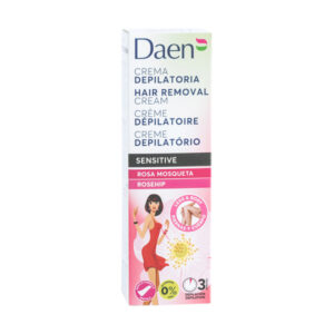 DAEN DEPILAT.CREMA ROSA MOSQUETA PIEL NORMAL 125 ML. C/ 12 UDS
