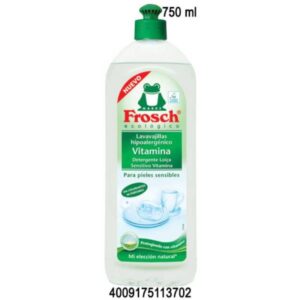 BW.FROSCH LAVAVAJILLAS HIPOALERGENICO VIT.750 ML. -C/ 10 UD