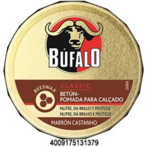 BW.BUFALO BETUN CREMA LATA MARRON 75 ML.-C/10 UD