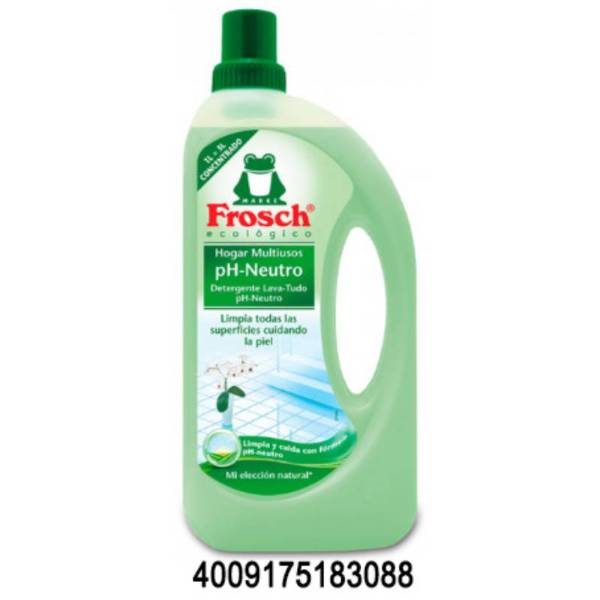 BW.FROSCH LIMPIA HOGAR MULTIUSOS pH NEUTRO 1 LT. -C/ 10 UD