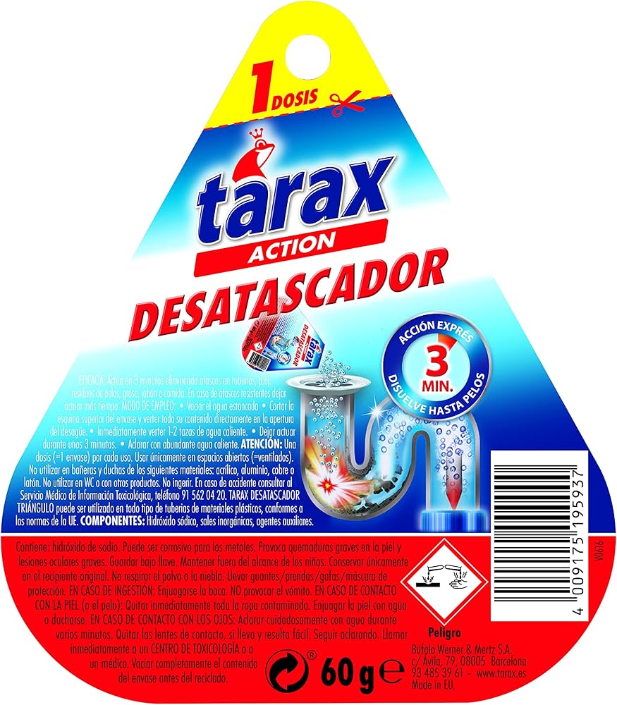 BW.TARAX DESATASCADOR GRANULADO TRIANGULO 60 GRS. -C/ 12