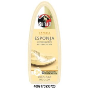 BW.BUFALO ESPONJA CALZADO INCOLORO AUTOBRILLANTE -C/ 6 UD