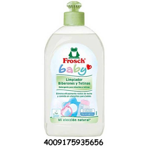 BW.FROSCH BABY DETERG.BIBERONES Y TETINAS 500 ML. -C/ 8 UD